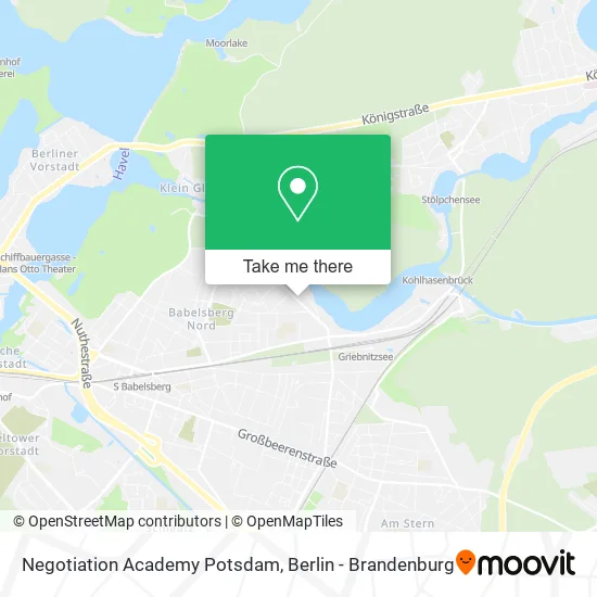 Карта Negotiation Academy Potsdam