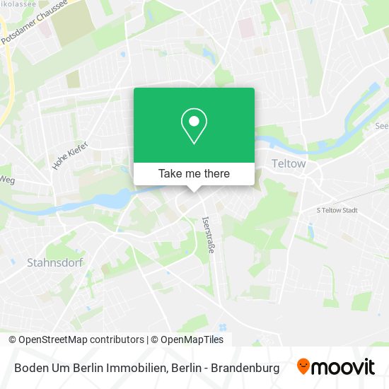 Карта Boden Um Berlin Immobilien