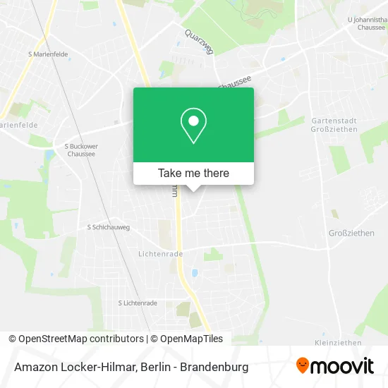 Карта Amazon Locker-Hilmar