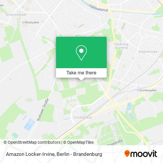 Amazon Locker-Irvine map