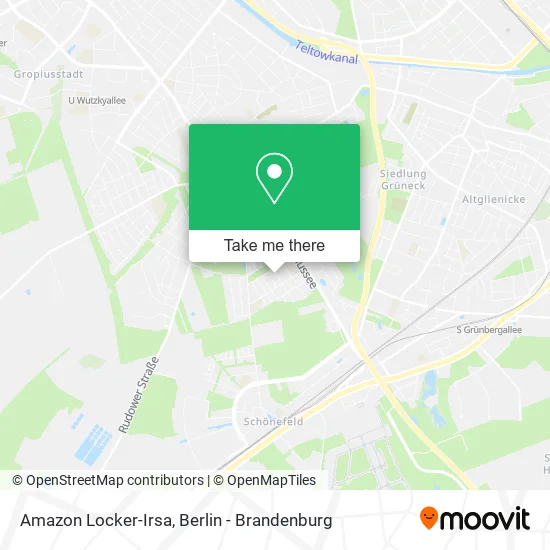 Карта Amazon Locker-Irsa
