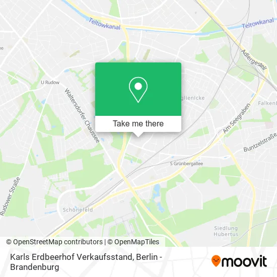 Карта Karls Erdbeerhof Verkaufsstand