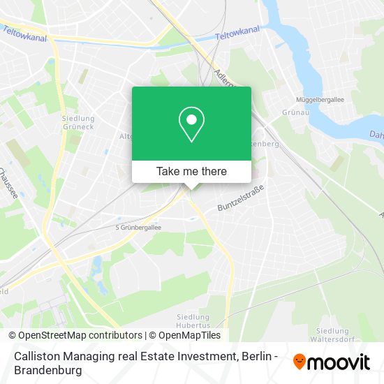 Calliston Managing real Estate Investment map