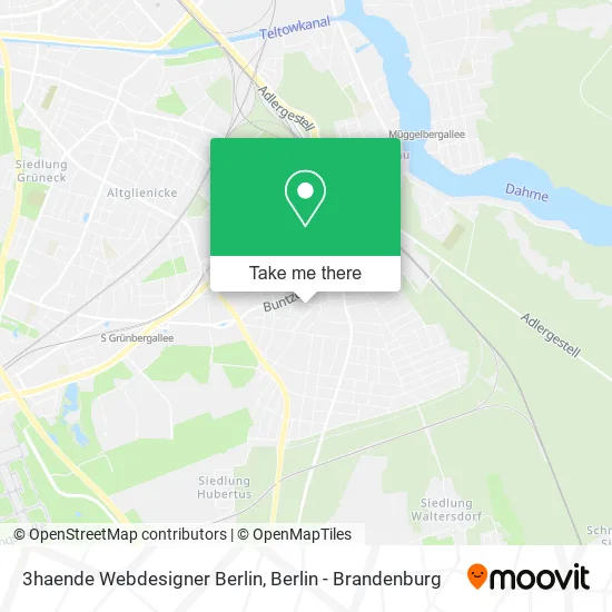 Карта 3haende Webdesigner Berlin