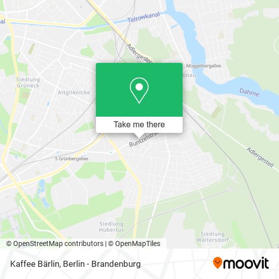 Kaffee Bärlin map