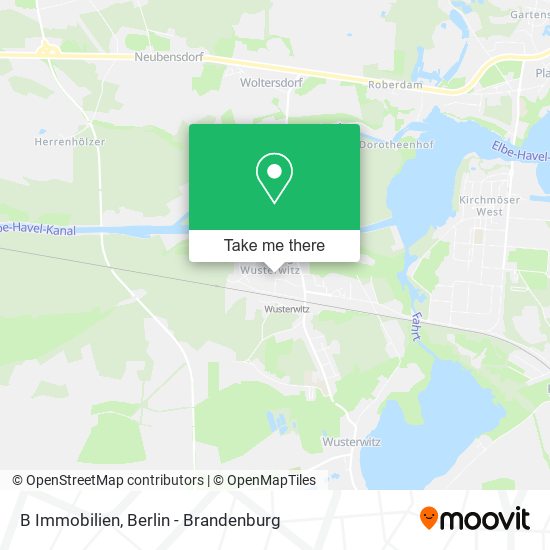 B Immobilien map