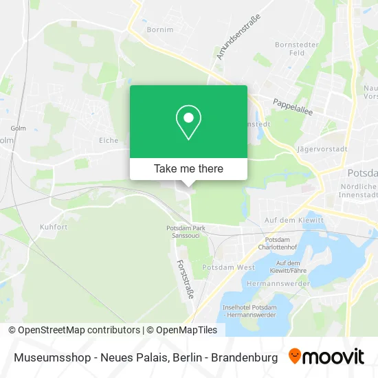 Карта Museumsshop - Neues Palais
