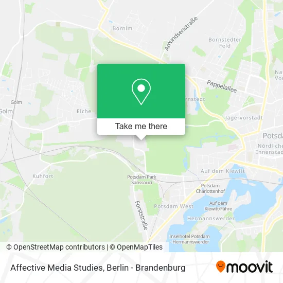Карта Affective Media Studies