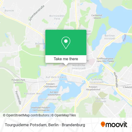 Tourguideme Potsdam map