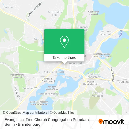Evangelical Free Church Congregation Potsdam map