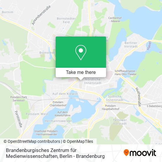 Brandenburgisches Zentrum für Medienwissenschaften map