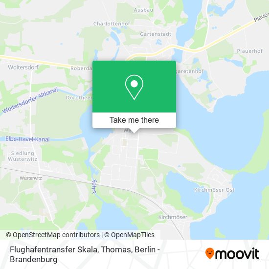 Flughafentransfer Skala, Thomas map