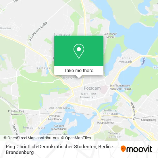 Карта Ring Christlich-Demokratischer Studenten