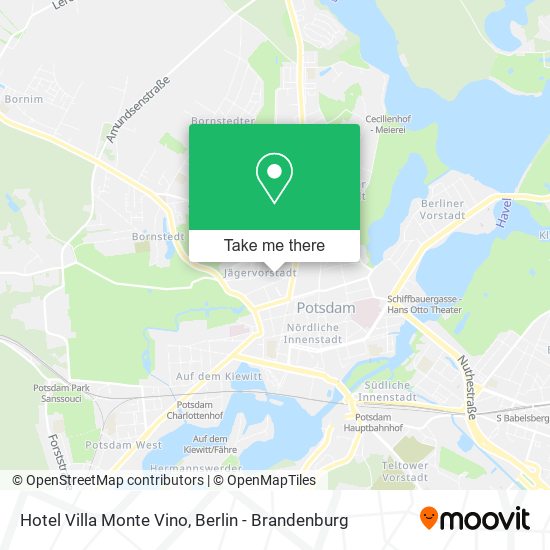 Hotel Villa Monte Vino map