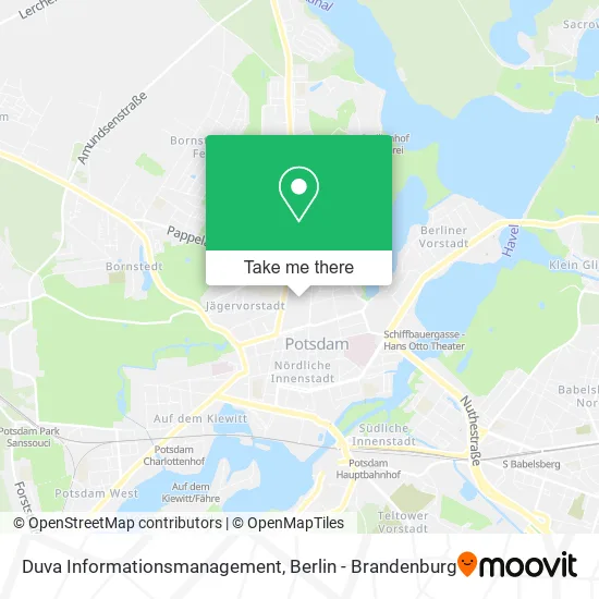 Карта Duva Informationsmanagement