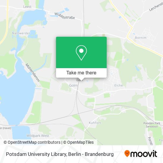Карта Potsdam University Library