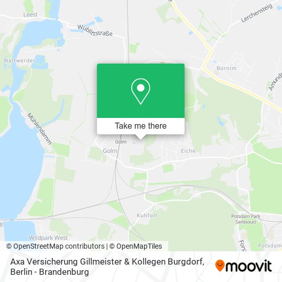 Axa Versicherung Gillmeister & Kollegen Burgdorf map