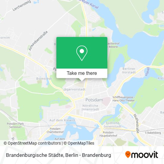 Brandenburgische Städte map