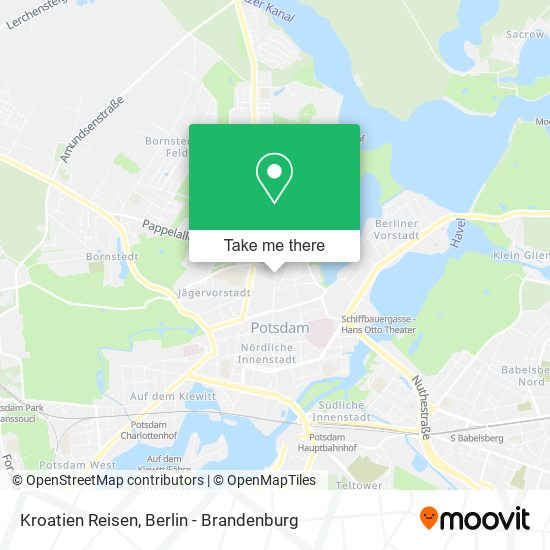 Kroatien Reisen map