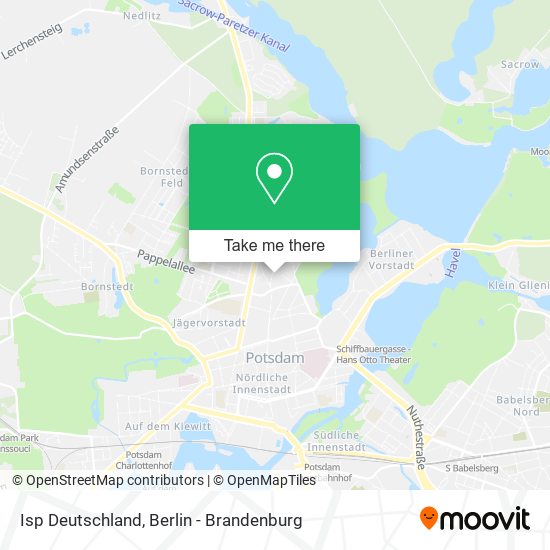 Isp Deutschland map
