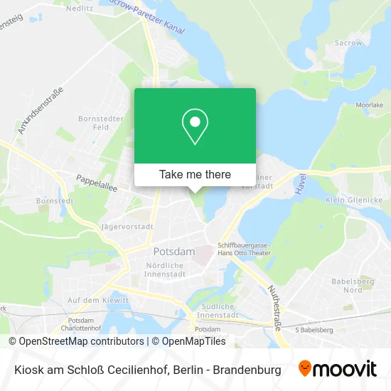 Карта Kiosk am Schloß Cecilienhof