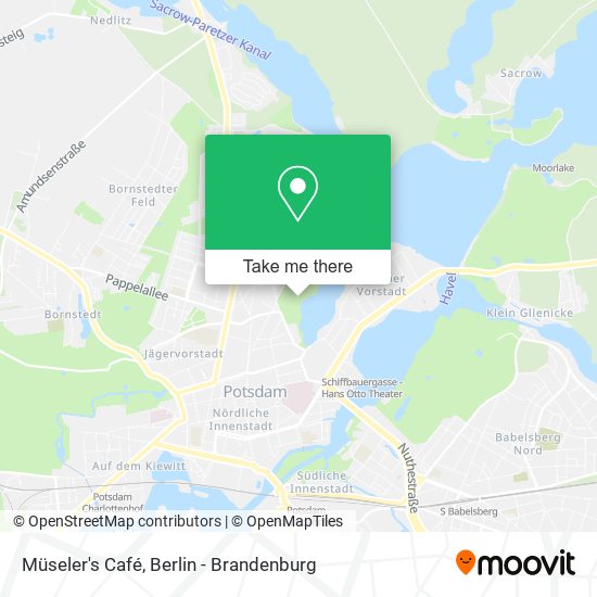 Müseler's Café map