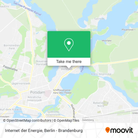 Карта Internet der Energie