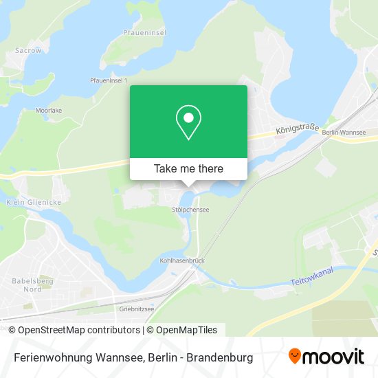 Ferienwohnung Wannsee map