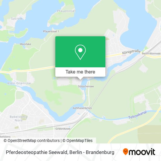 Pferdeosteopathie Seewald map