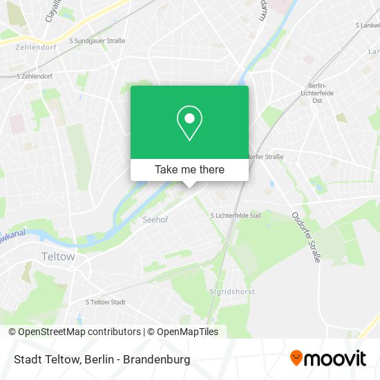 Stadt Teltow map