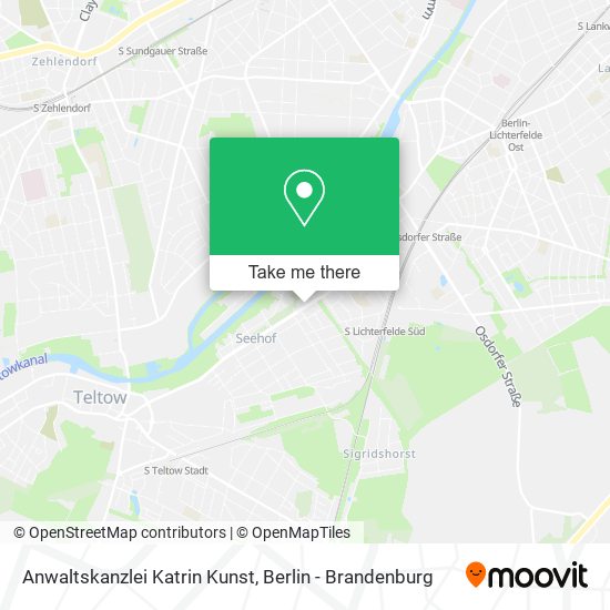 Anwaltskanzlei Katrin Kunst map