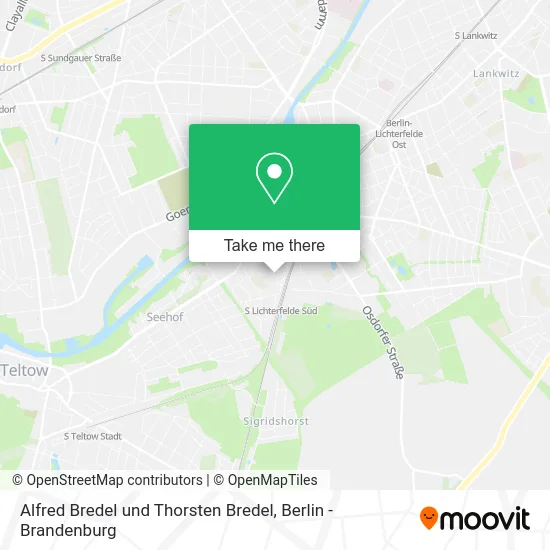 Alfred Bredel und Thorsten Bredel map