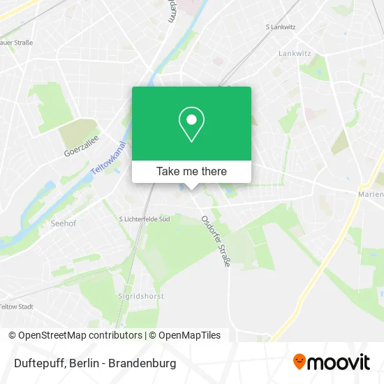 Карта Duftepuff