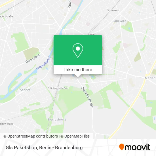 Карта Gls Paketshop