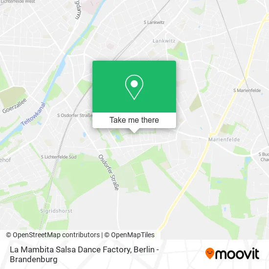 Карта La Mambita Salsa Dance Factory