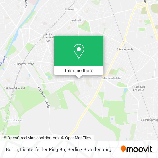 Berlin, Lichterfelder Ring 96 map