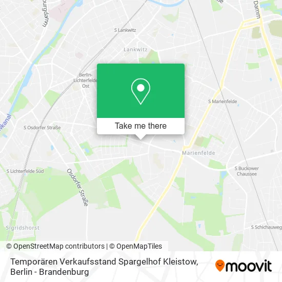 Карта Temporären Verkaufsstand Spargelhof Kleistow