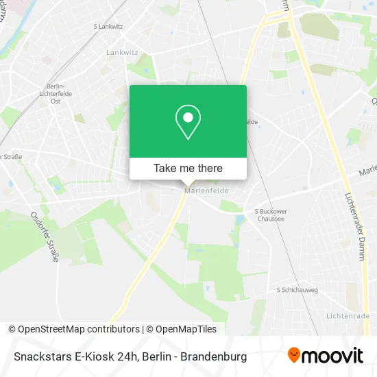 Карта Snackstars E-Kiosk 24h