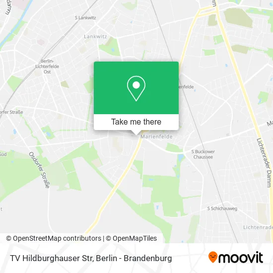 Карта TV Hildburghauser Str
