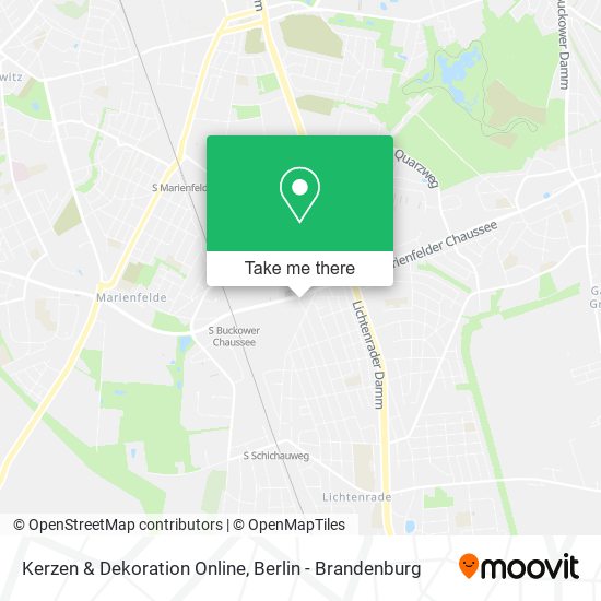 Kerzen & Dekoration Online map