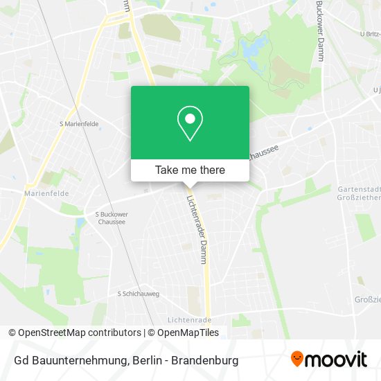 Gd Bauunternehmung map