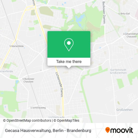 Gecasa Hausverwaltung map