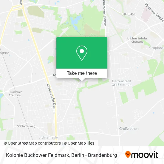 Карта Kolonie Buckower Feldmark