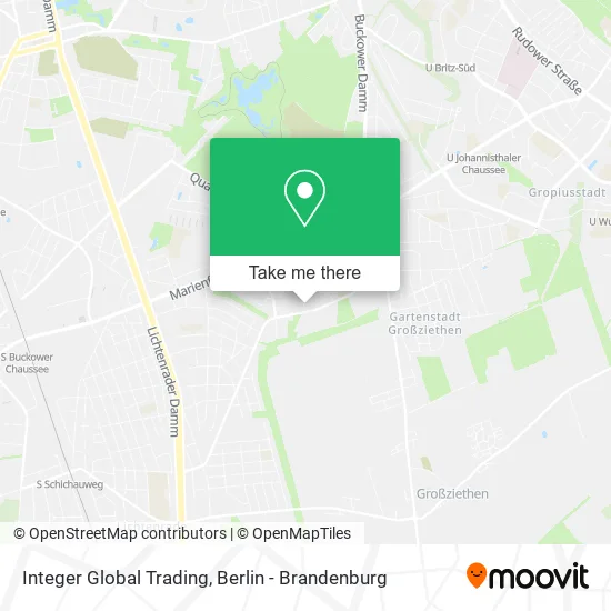 Карта Integer Global Trading