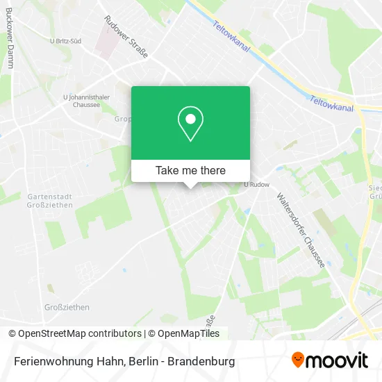 Ferienwohnung Hahn map