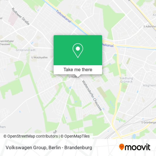 Volkswagen Group map