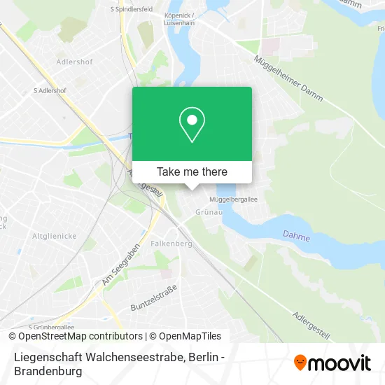 Карта Liegenschaft Walchenseestrabe