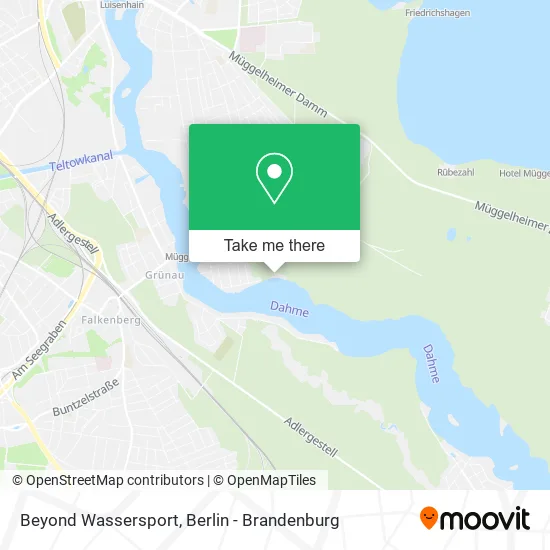 Карта Beyond Wassersport