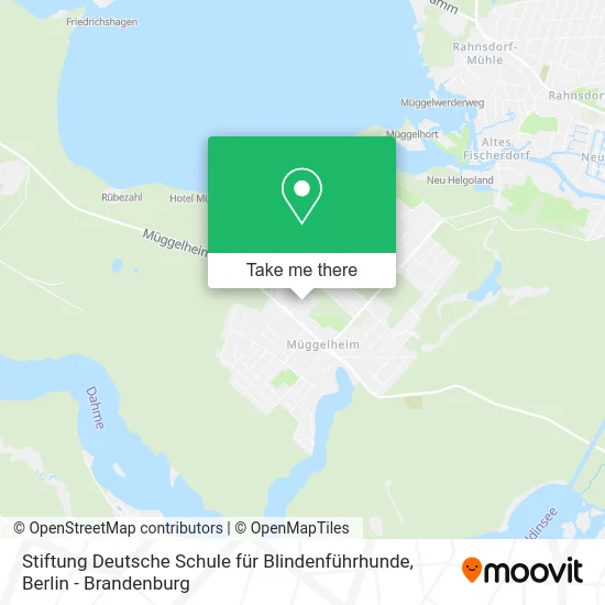 Карта Stiftung Deutsche Schule für Blindenführhunde