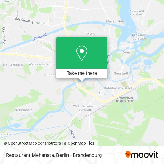 Restaurant Mehanata map